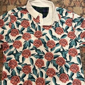 William Murray Floral Golf polo | Size XL
